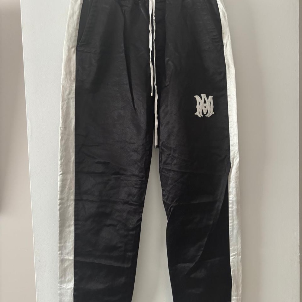 Black and White Track Pants